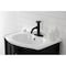 Kingston Brass KSD2820RX Single-Handle Bathroom Faucet with Push Pop-Up, Matte Black KSD2820RX - alternate 4